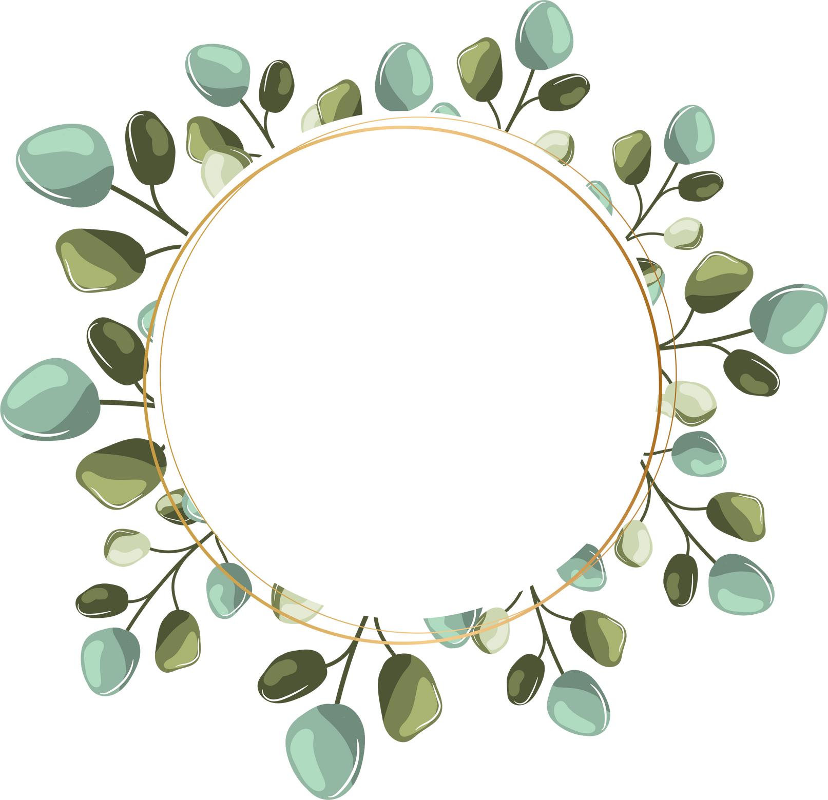 Botanical Frame Background